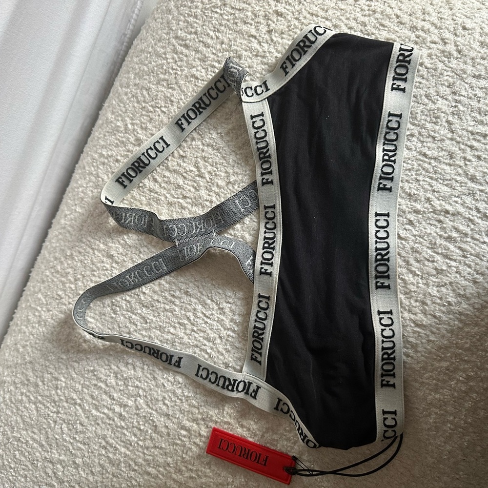 Fiorucci Black bralette / crop new with tags